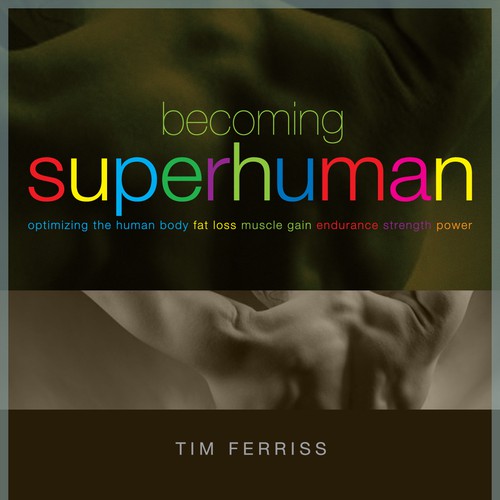 "Becoming Superhuman" Book Cover Ontwerp door Thirsty Fly