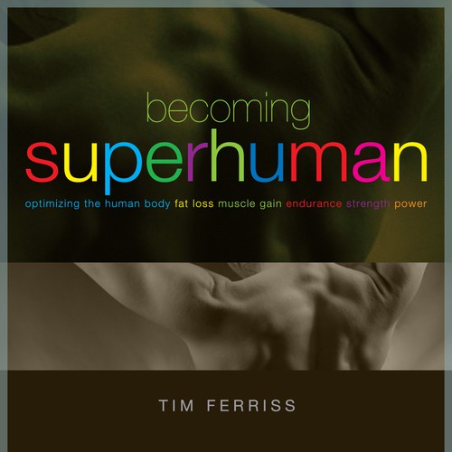 "Becoming Superhuman" Book Cover Design by Thirsty Fly