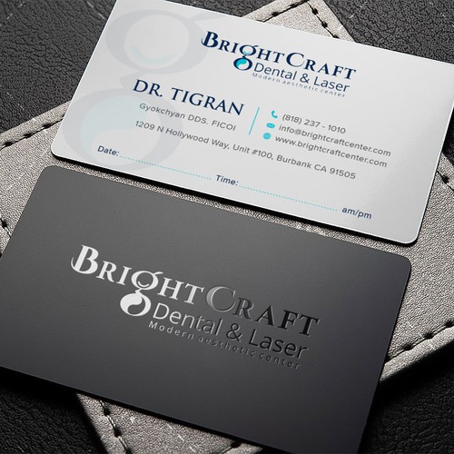 Modern Dental and Medical SPA business card Design by IK_Designs