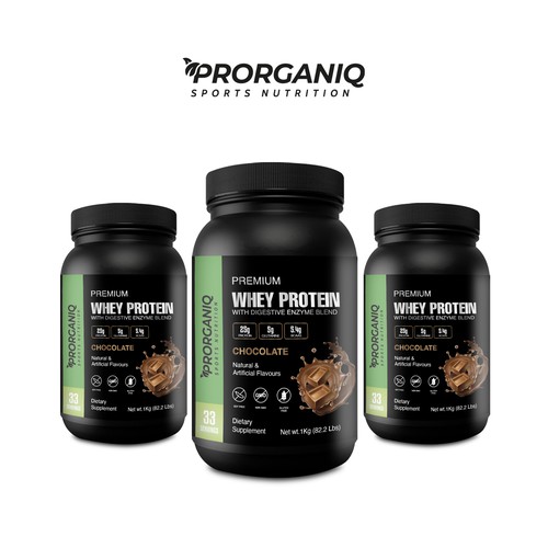 Need A Premium Label Design for Whey Protein Supplement Design von creationMB