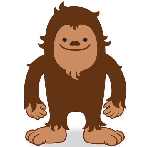 Sasquatch Illustration for SeaPort Airlines Design by LollyBell