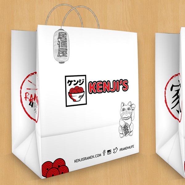 Kenji's Ramen & Grill To-Go Bags