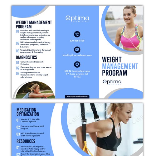 Design a Brochure: Weight Loss Program Design by niki99