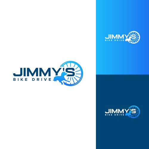 Logo for a bicycle fundraiser and somehow incorporating a black lab Design por CliffKer