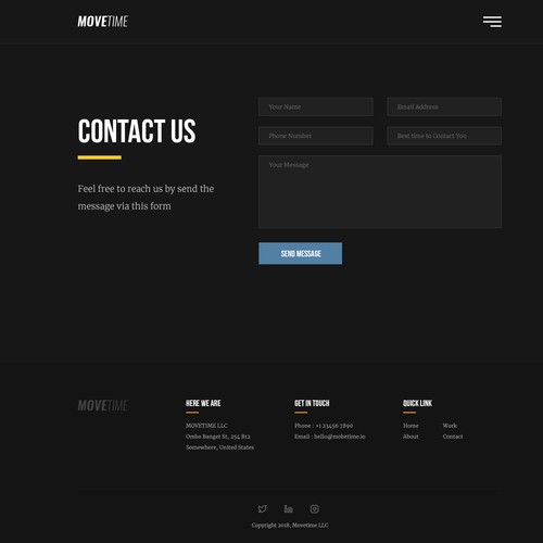 Video Production Company Website // Simplistic Design Design by ariecupu