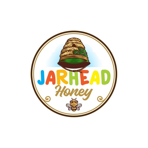 Exciting and Fun Honey Logo with ties to the Marine Corps Design von deb•o•nair