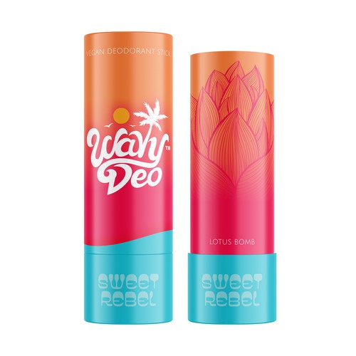 Design creative product packaging for an up and coming deodorant brand! Design by znakovanj