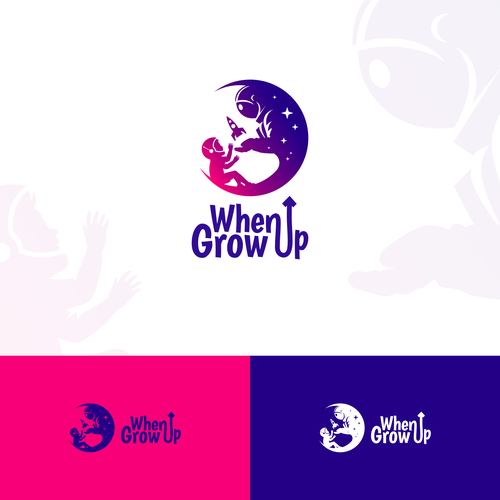 When I Grow Up Logo Design by LeoMarco