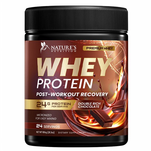 Davi Giolo ★さんのTasty Whey Protein Chocolate Design Needed for Nature's Nutritionデザイン