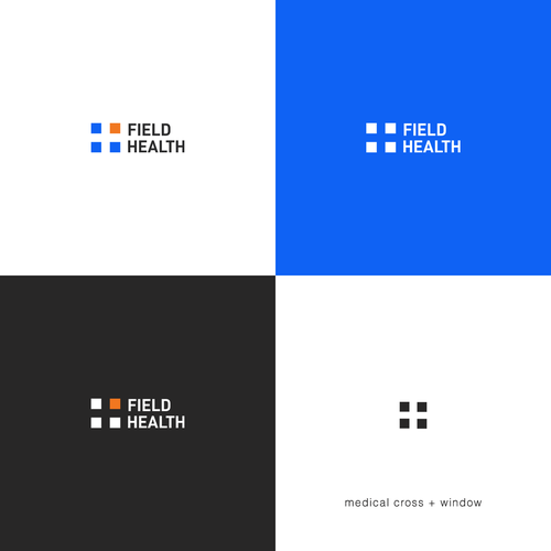 Field Health logo Design by Less & Better.