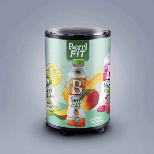 Branded Beverage Cooler Design by sougatacreative