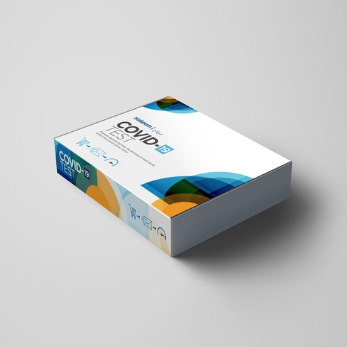 Design a box for convenient at home diagnostic testing Diseño de sougatacreative