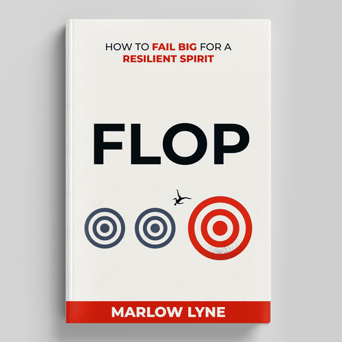 Design a book cover for a book called "FLOP" ! Design by Purushotham49