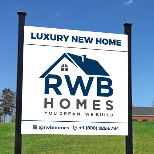 Signage for Luxury Home Builder Design by radhekrishna