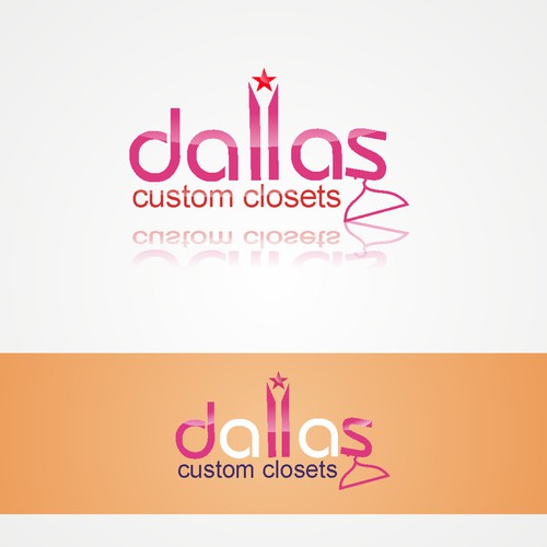 logo for dallas custom closets Design by Gepenkprepenkprepenk