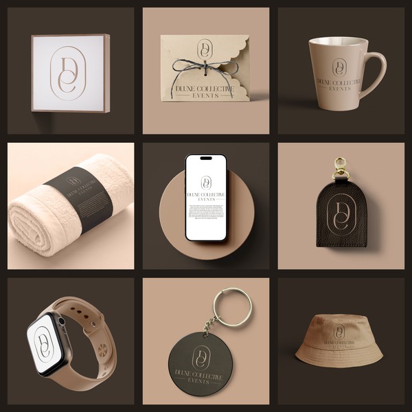 Luxury Event Branding System for Deluxe Collective Events
