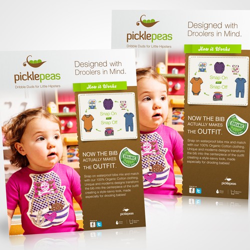 Pickle Peas Needs a Design for In-Store Easel Display! Design por Mary_pile