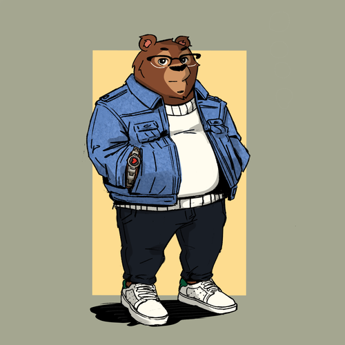 Yeah I know, another Bear design. But Let's make this one is special with Love. Design by Little George