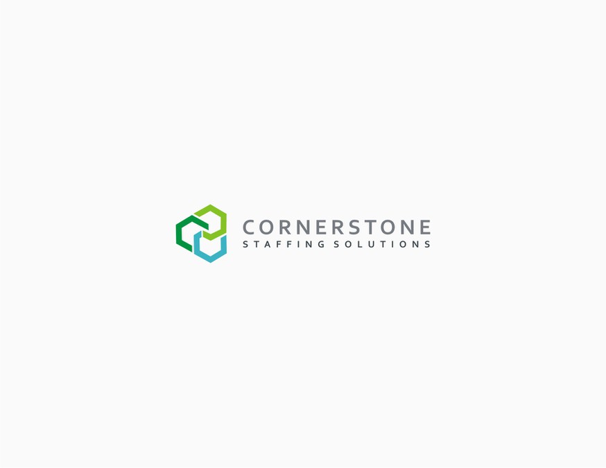 Simple, Modern, Innovative logo for CornerStone Staffing Solutions