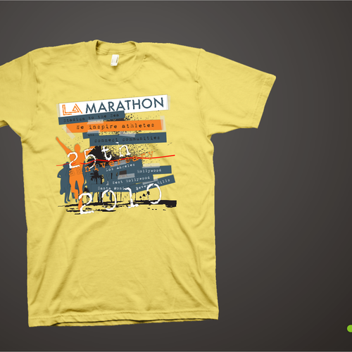 LA Marathon Design Competition Design by jonda.ro