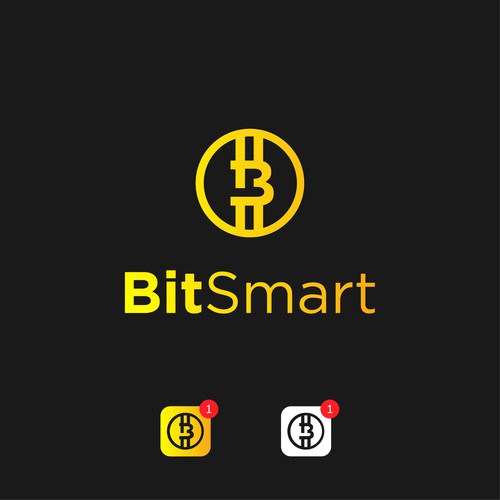 Design best logo for BitSmart crypto wallet app Design by KHAN GRAPHICS ™