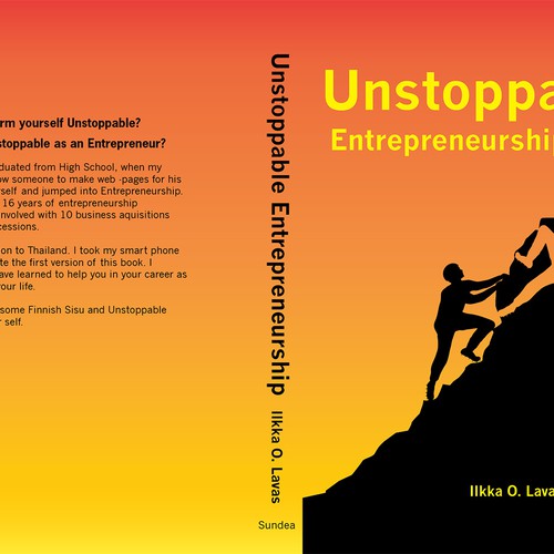 Help Entrepreneurship book publisher Sundea with a new Unstoppable Entrepreneur book Design by A.MillerDesign