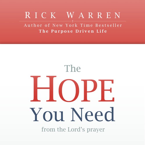 Design Rick Warren's New Book Cover Design réalisé par Coursey