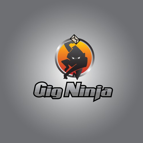 GigNinja! Logo-Mascot Needed - Draw Us a Ninja Design by kiba