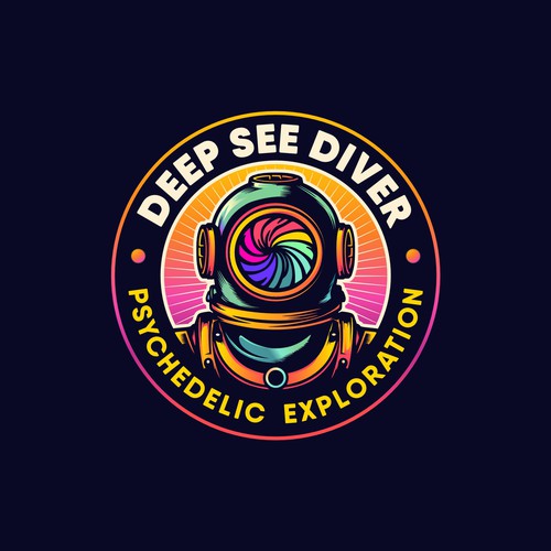 Deep See Diver Psychedelic Exploration Diseño de KruEnv