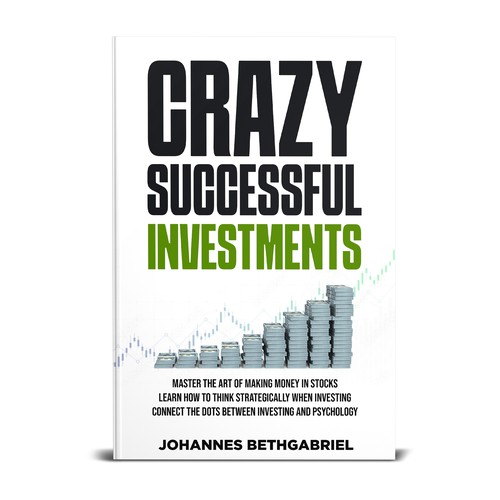Powerful Book Cover for an Investing book that helps to Build Wealth in the Stock Market Design by T.Primada