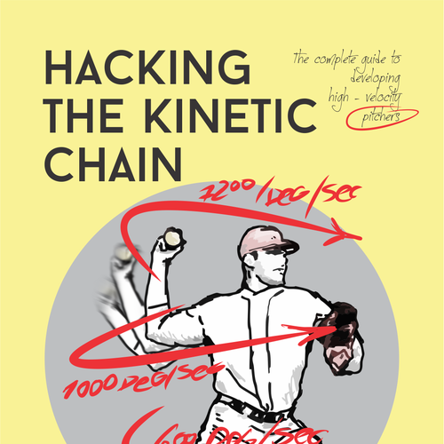 Create a Book Cover for a Baseball Pitching Velocity Book! Design by Orbovic