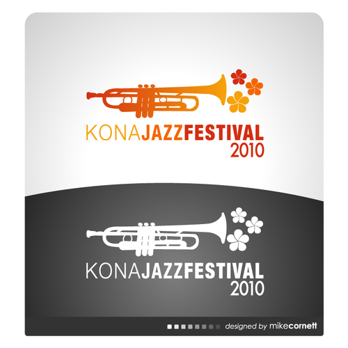 Logo for a Jazz Festival in Hawaii Design by Michael Cornett