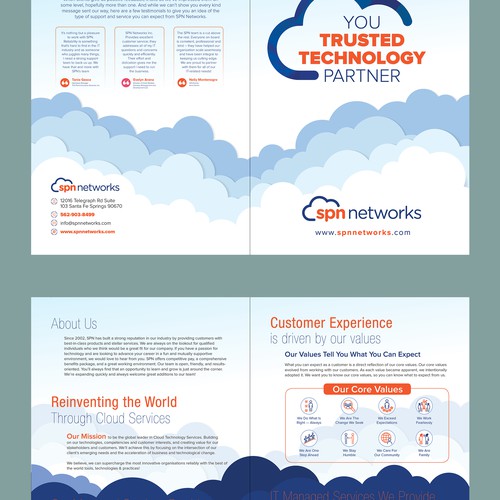 Technology Provider - Company Booklet Brochure Design by Create4Design