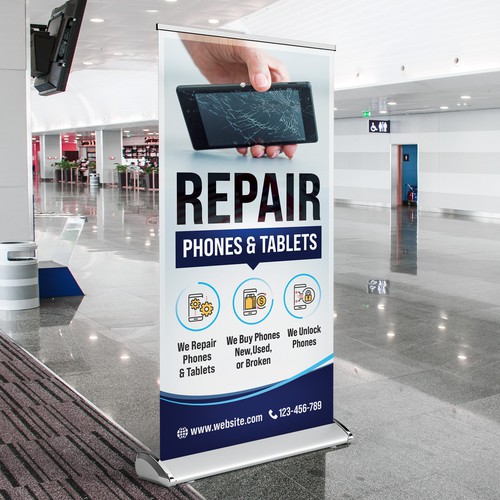 Phone Repair Poster Ontwerp door 4rtmageddon™