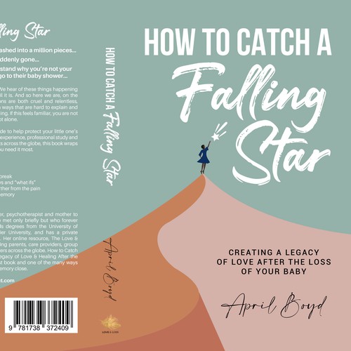 Design a book cover for "How to Catch a Falling Star" Design by ~99~