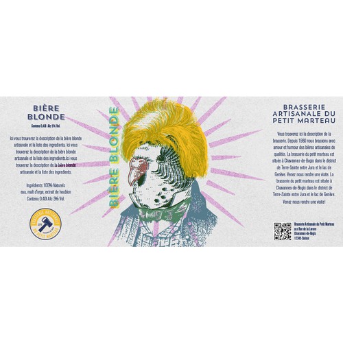 Product label contest entry by Atelier Beau