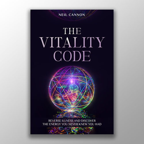 Vitality Book design to appeal to conscious people Design by Brandkore™