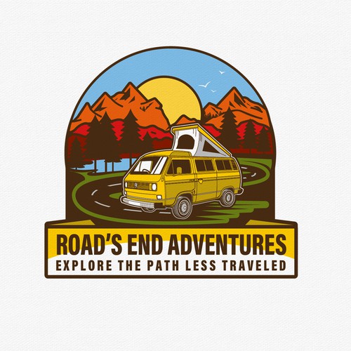 Logo for adventure van rental business Design by SORENKOgraph