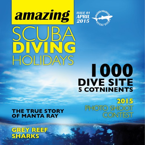 eMagazine/eBook (Scuba Diving Holidays) Cover Design デザイン by Stefanosp