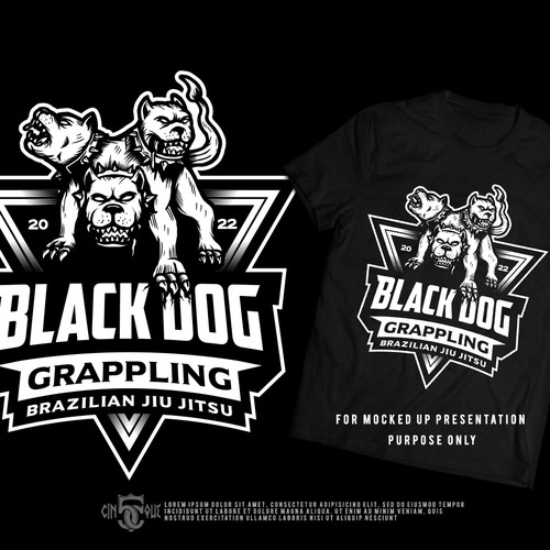 Logo for a submission grappling team Design by Cinque❞