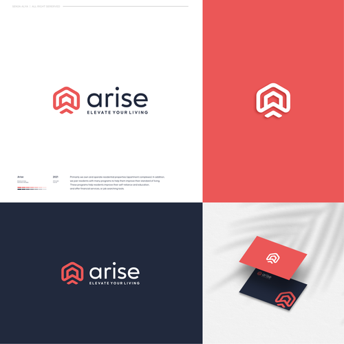 Arise - Rebranding (Brand Guide & Logo) Design réalisé par Senja1705