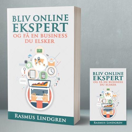 Cover for Danish business book (Danish lessons not included) Design by Retina99
