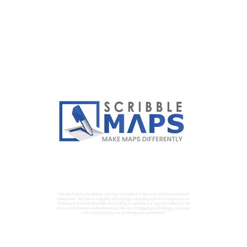 Scribble Maps Logo Refresh/Redesign Design by JosH.Creative™