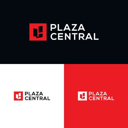 Logotipo Plaza Central Design by SAJEN VECT