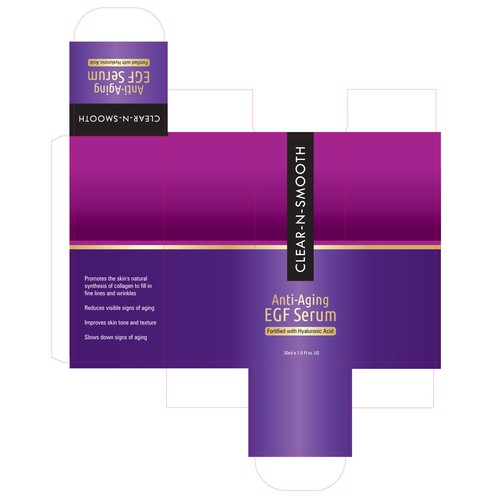 Face Serum Box Design Design by Abacusgrp