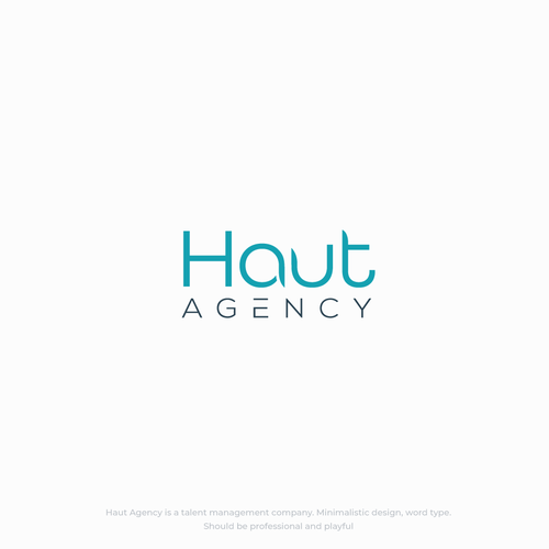 Talent agency logo design Design by LarkFlow Digital