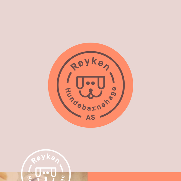 Logo for dog kindergarten.