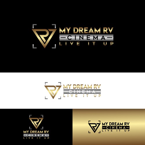 RV COMPANY EXPANDS INTO MOVIES AND PRODUCTION . NEED TO BLEND TO EXISTING LOGO Design by Atank