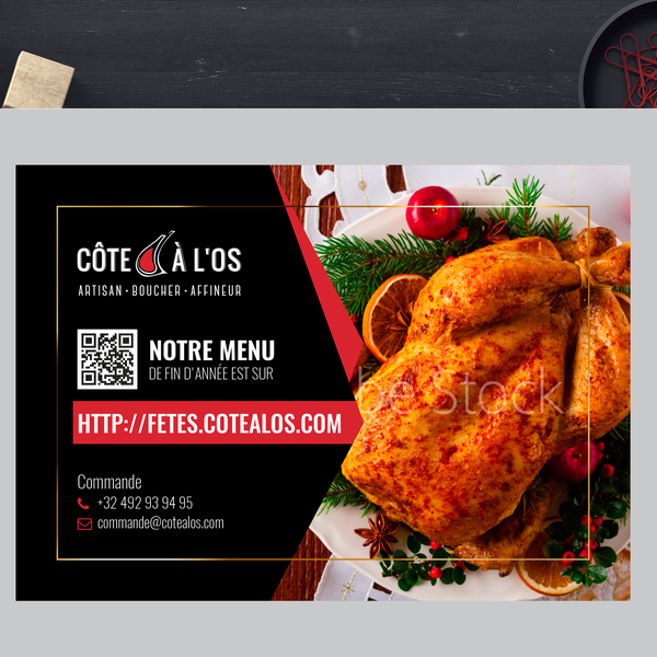 Côte à l'os luxury butcher Christmas menu announced