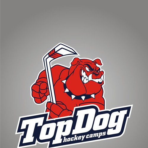 logo for Top Dog Hockey デザイン by boryz